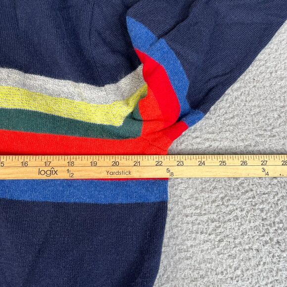 Merino Wool Blend Sweater Mens Extra Large Striped Pullover Long Sleeve Knit Gap - Picture 9 of 9